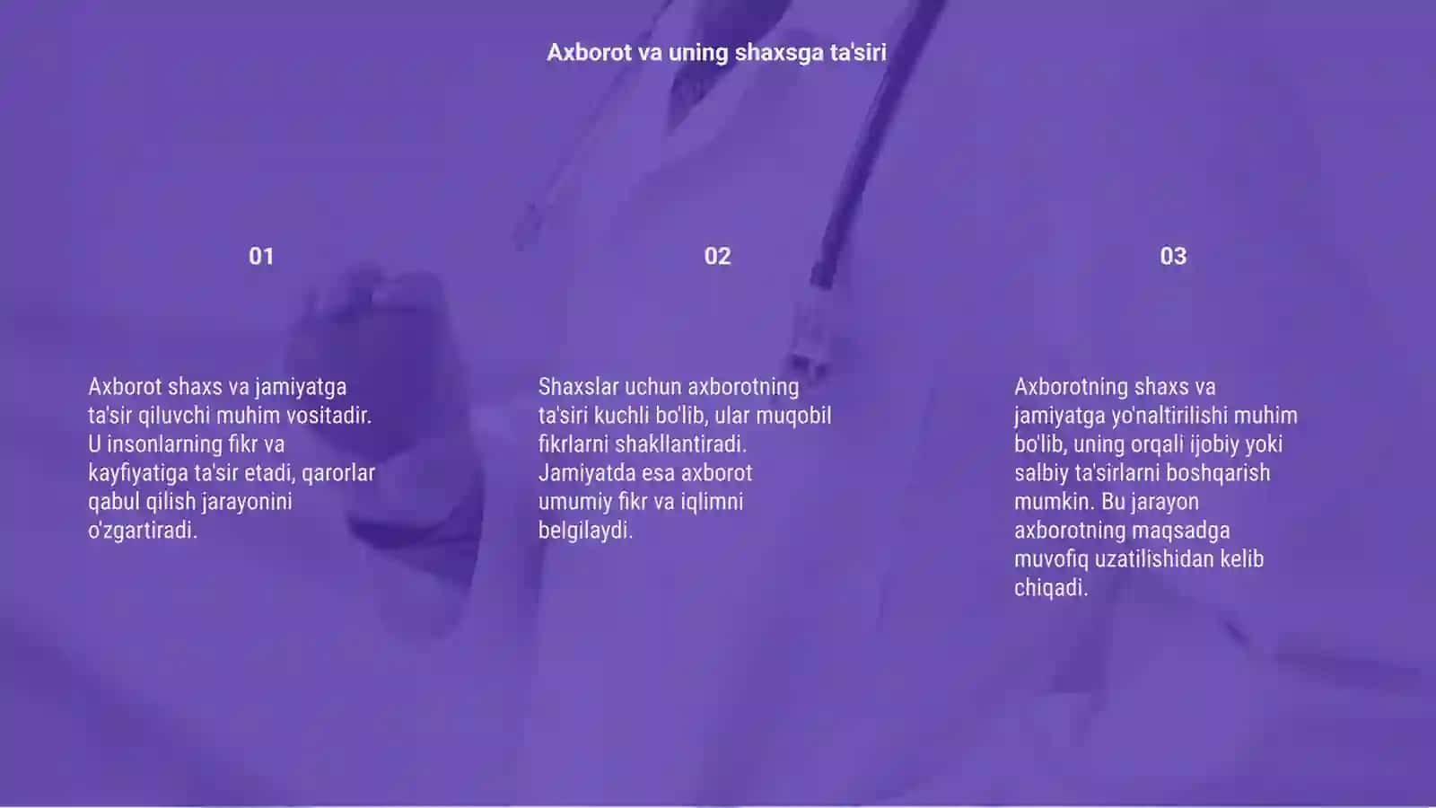Axborotning shaxs va jamiyatga ta'siri 3