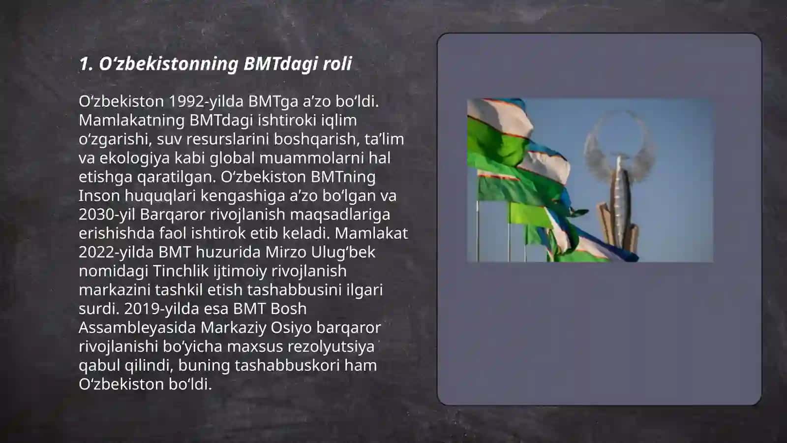 Oʻzbekiston va jahon hamjamiyati 3