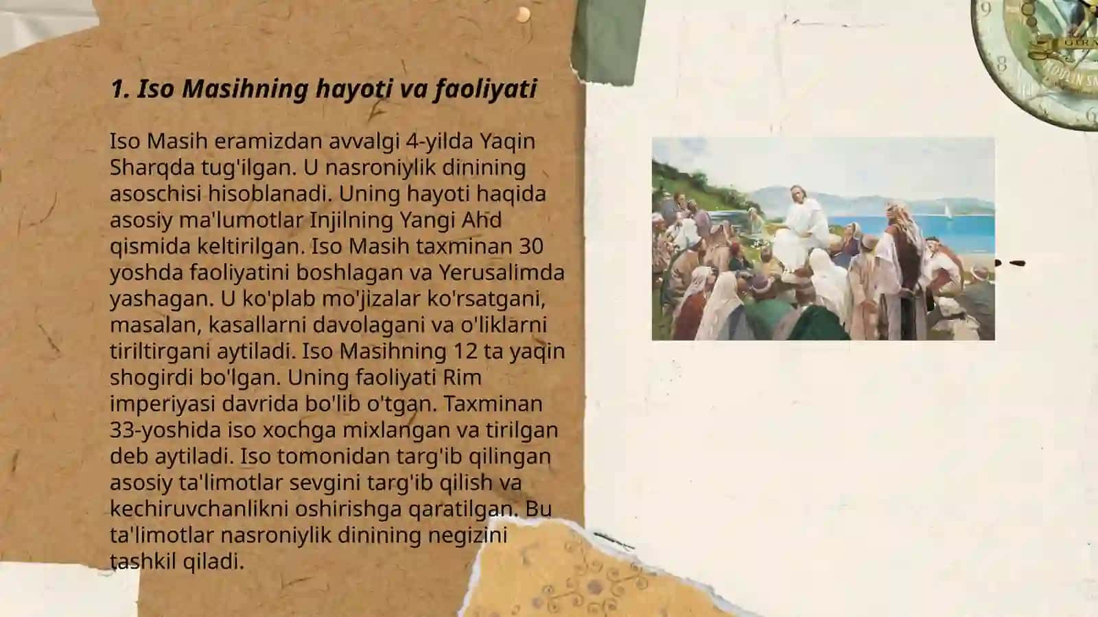Iso Masihning hayoti va faoliyati 3