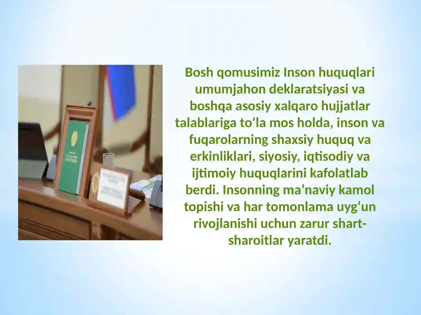 Qonun ustivorligi va inson manfaatlari 3