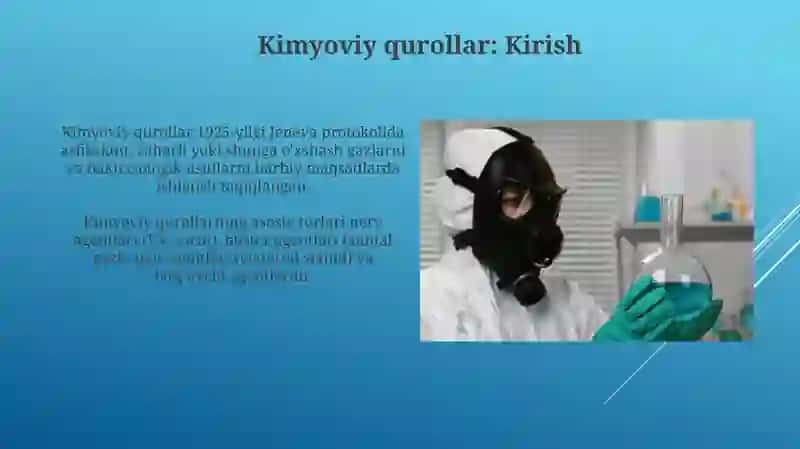Kimyoviy va biolagik qurollar 3