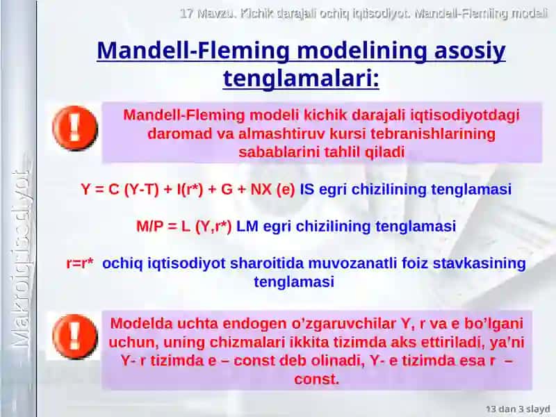 Mandell – Fleming modeli 3