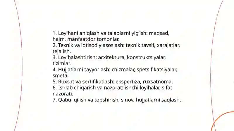 Loyiha hujjatlarini ishlab chiqish 3