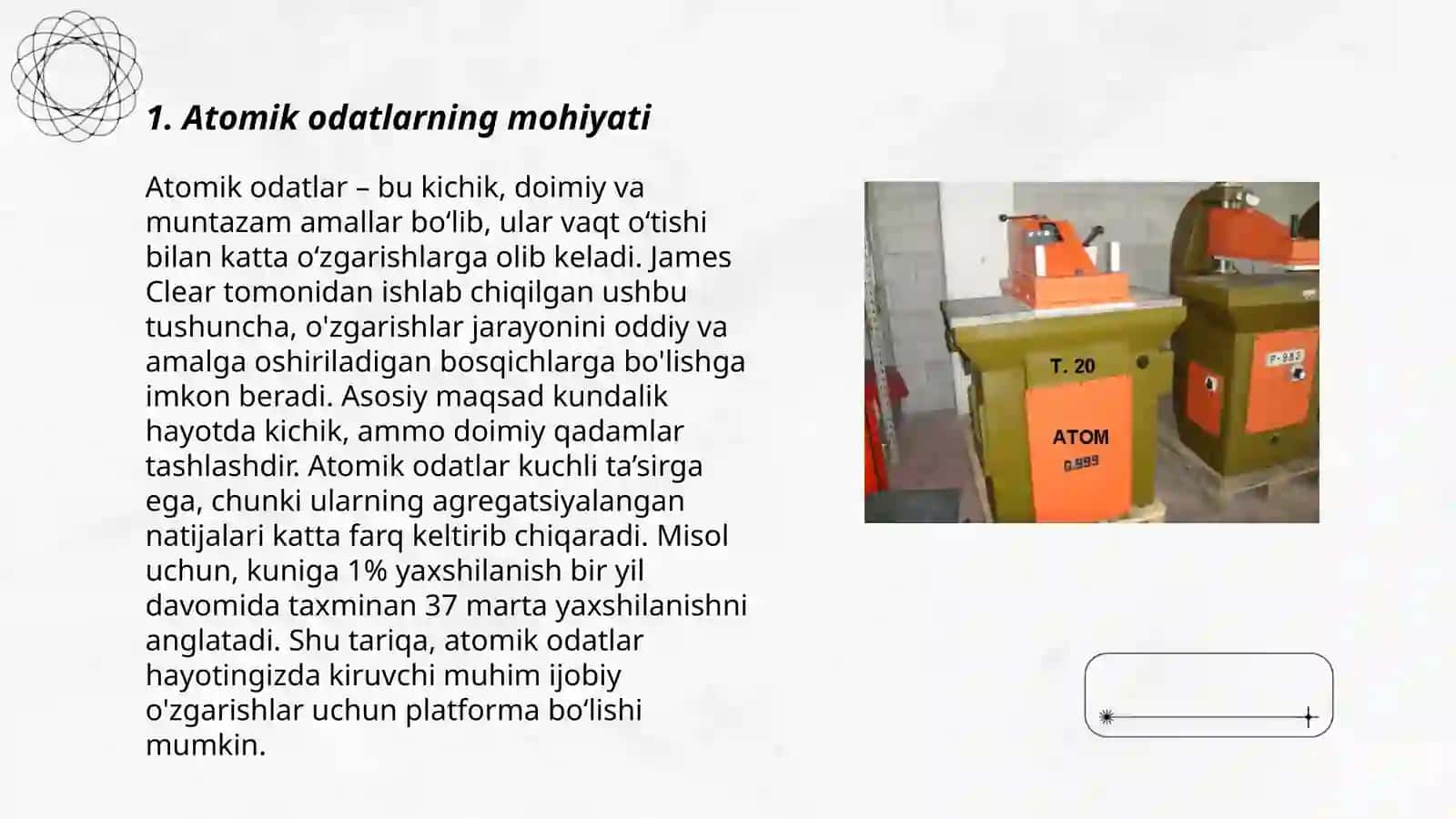 Atomik odatlar. James Clear 3