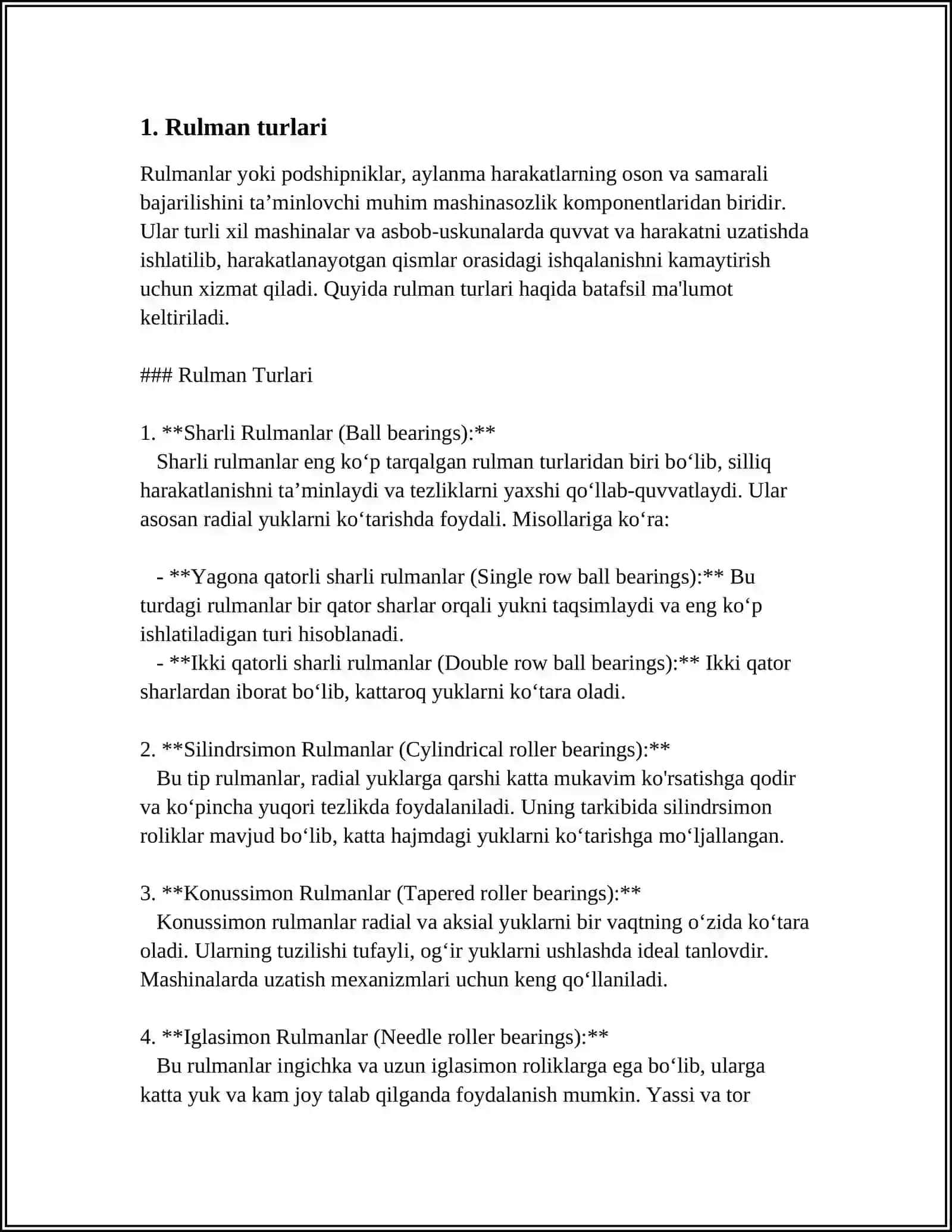 PODSHIPNIKLARNING ISHLASH PRIANSIPI 3