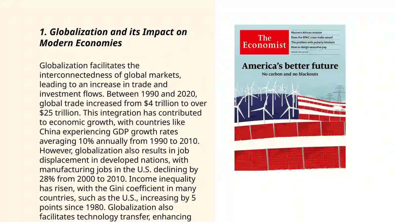 Globalization and its Impact on Modern Economies 3
