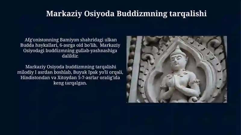 Markaziy Osiyoda Buddizmning Tarqalishi 3