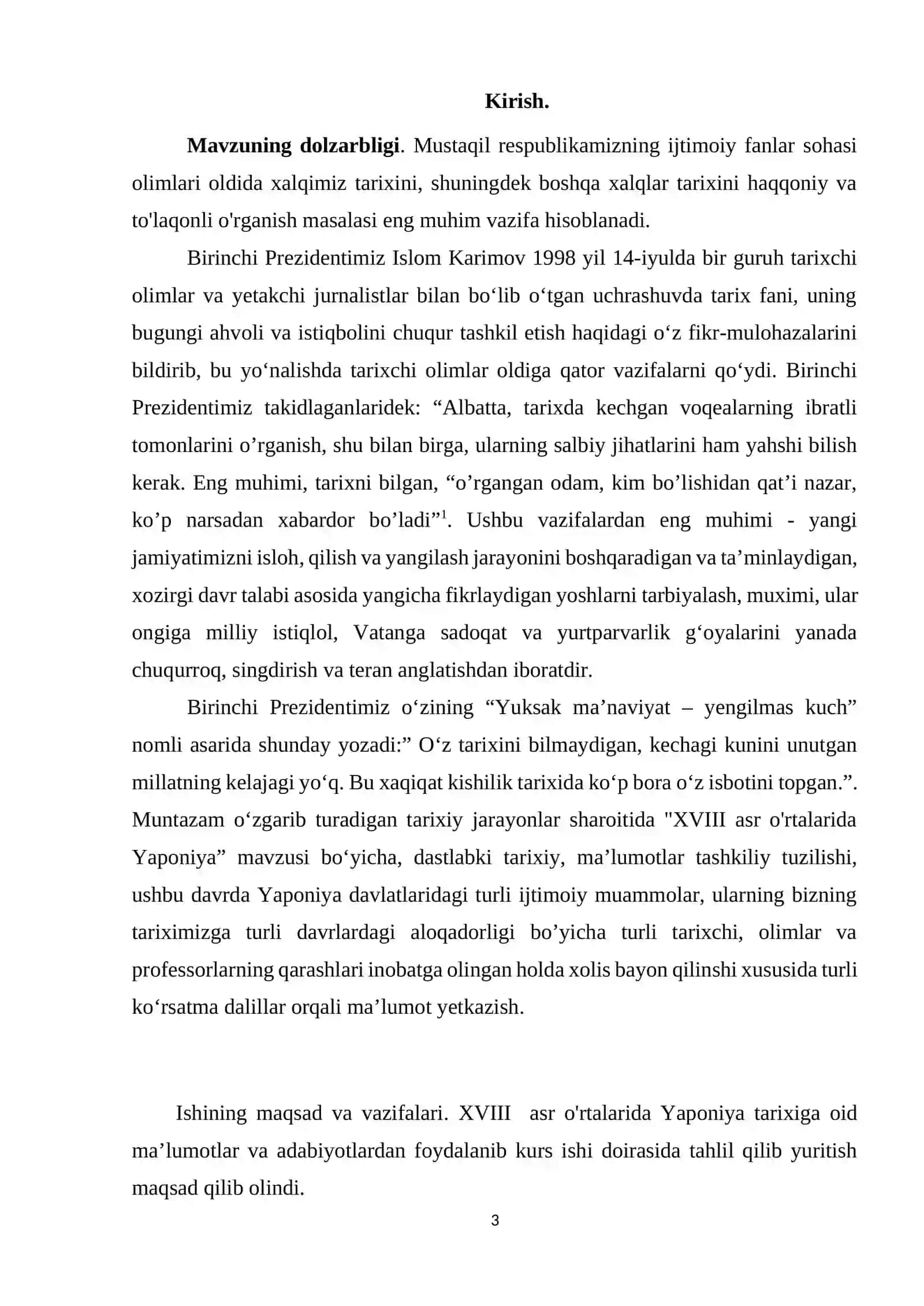 XVIII asr o'rtalarida Yaponiya 3