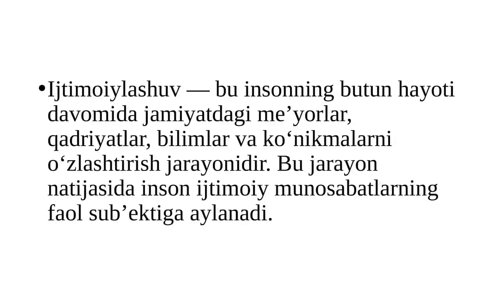 Shaxs ijtimoiylashuvi va yoʻnalganligi 3