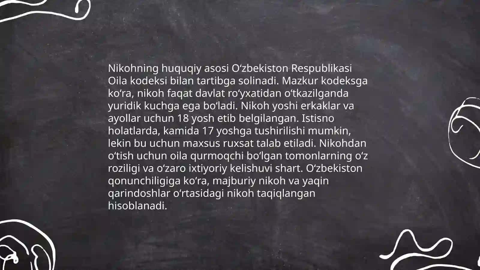 Nikohning huquqiy asosi 3