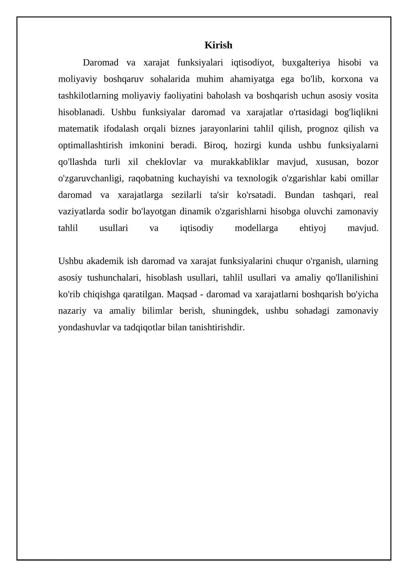 Daromad va Xarajatlar Asoslari 3