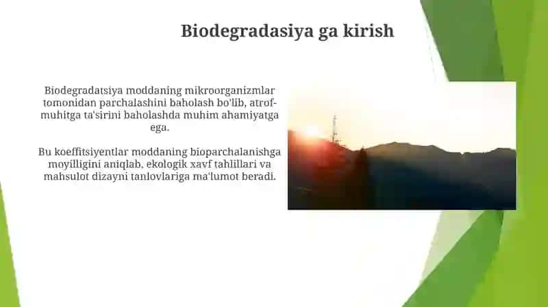 Biodegradatsiyani aniqlash usullari 3