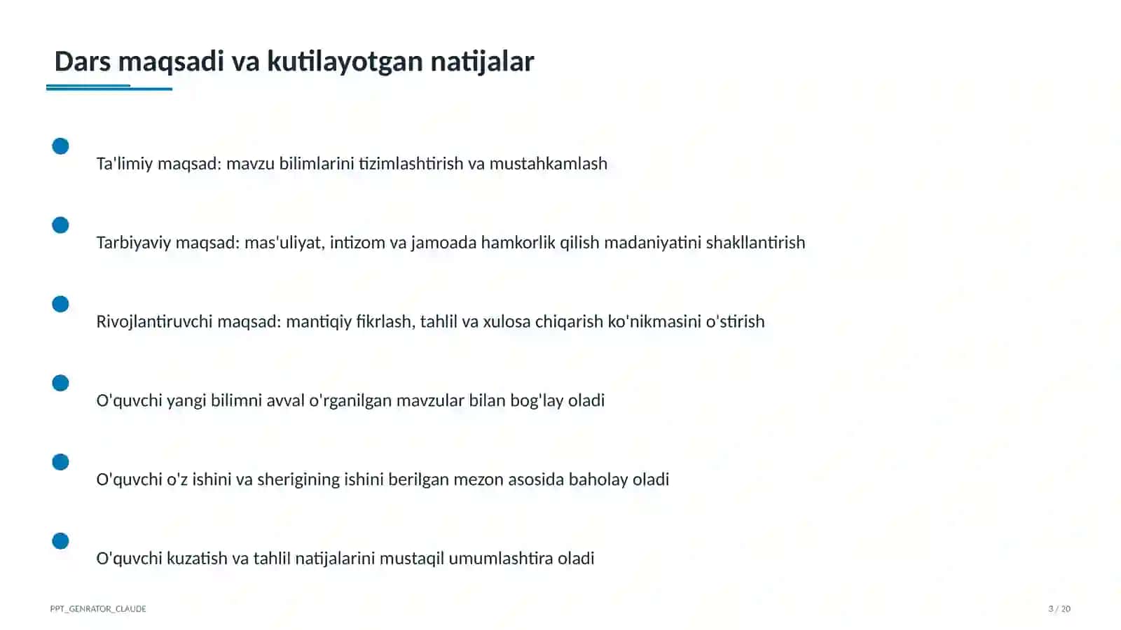 Texnologiya xonasida xavfsizlik qoidalari (5-sinf) 3
