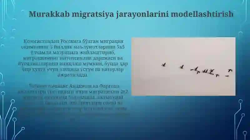 Matritsasli migratsiya sinovi 3