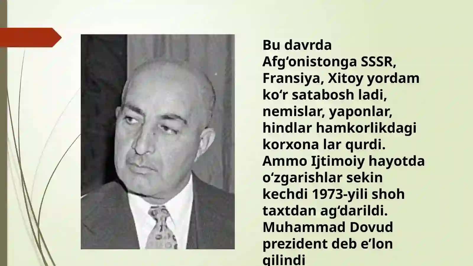 1946 – 1991-YILLARDA TURKIYA, ERON VA AFG‘ONISTON(AFG’ONISTON) 3