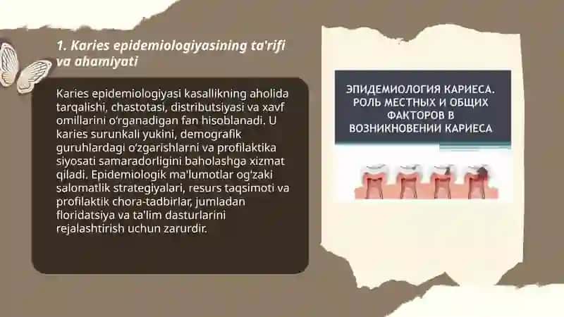 Karies epidemiologiyasi 3