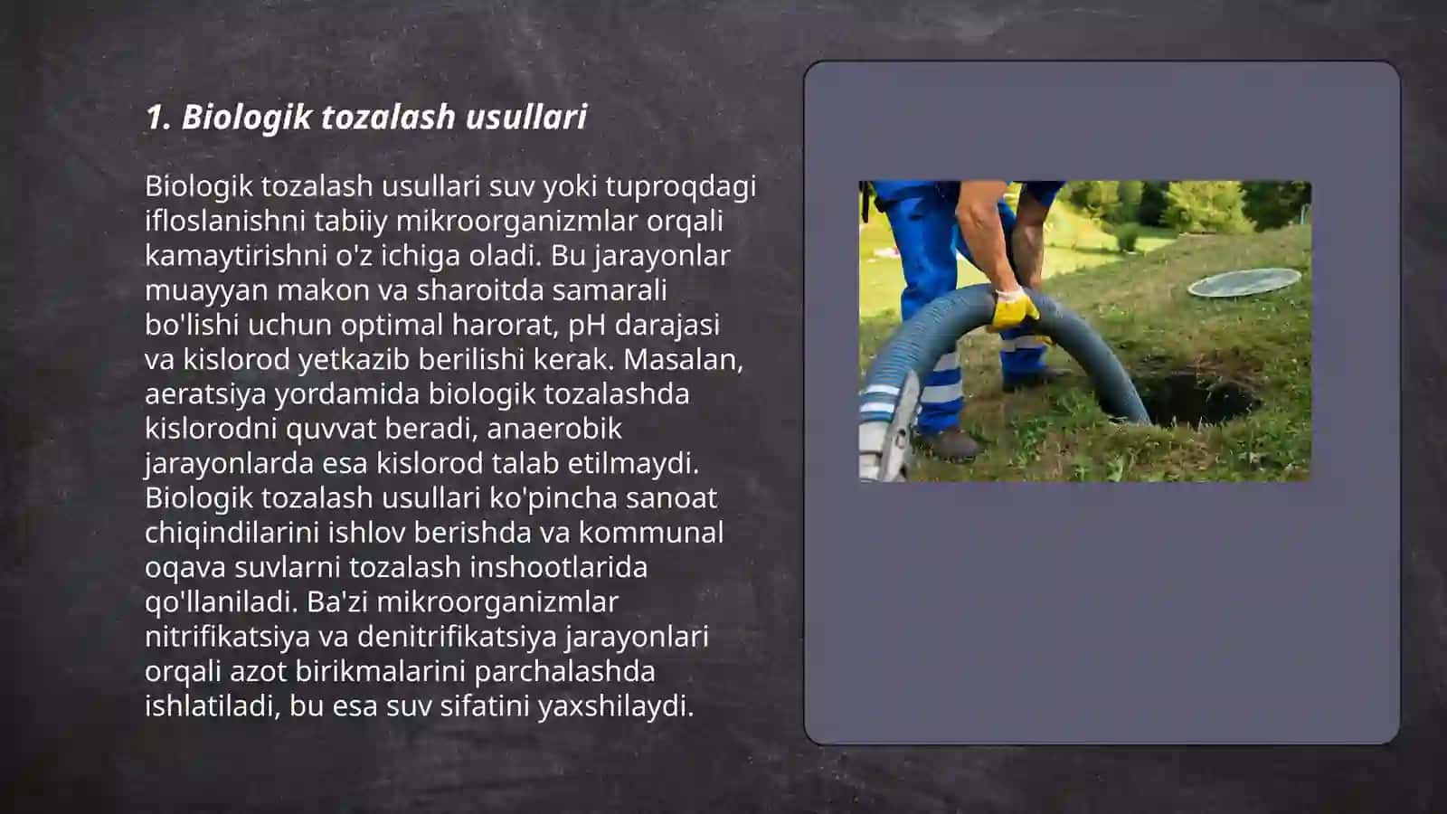 Biologik tozalash usullari 3