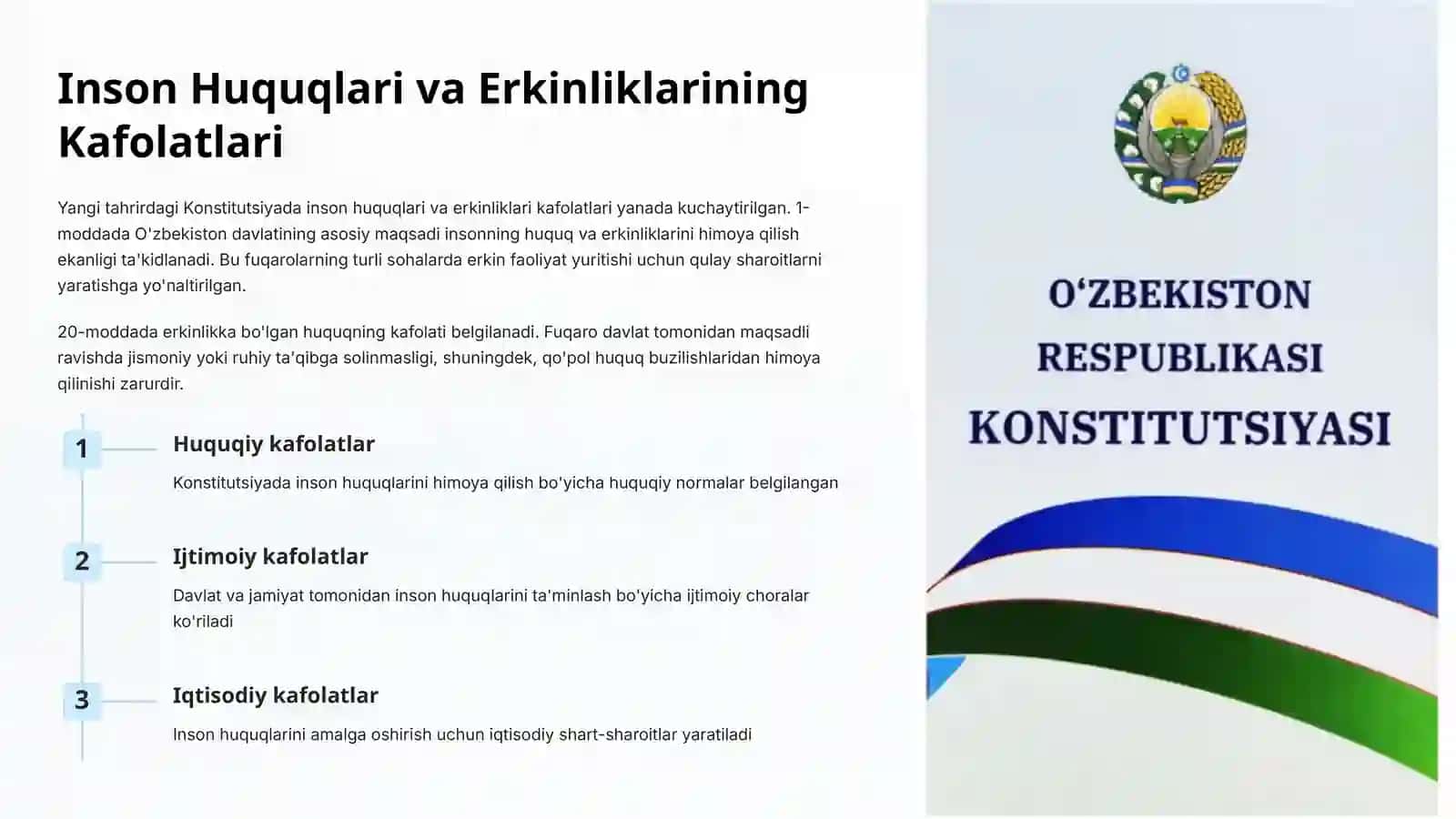 O'zbekiston Respublikasi Konstitutsiyasi 3