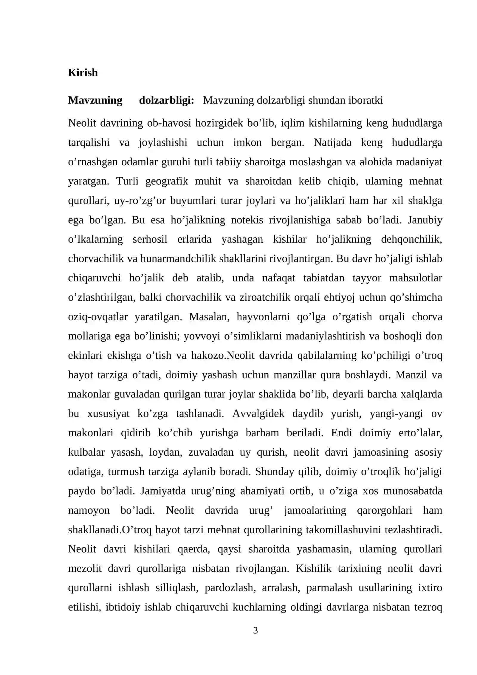 Ibtidoiy jamiyat tarixi 3