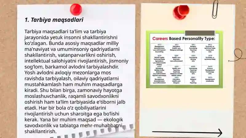 Tarbiya maqsadlari 3