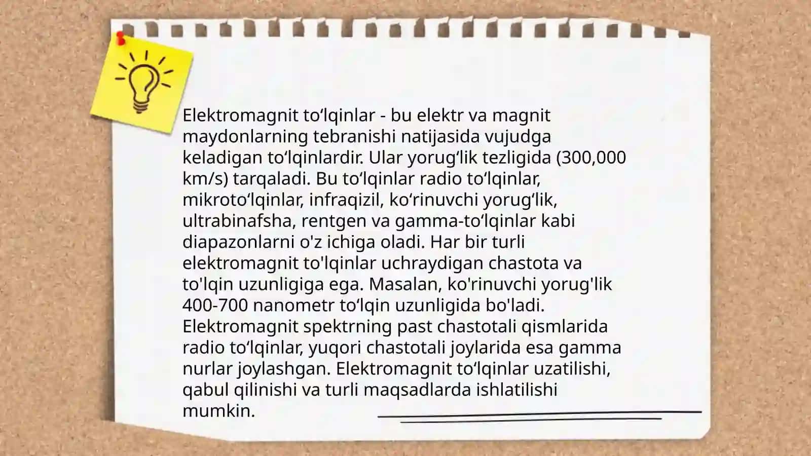 Elektromagnit toʻlqinlar shkalasi 3