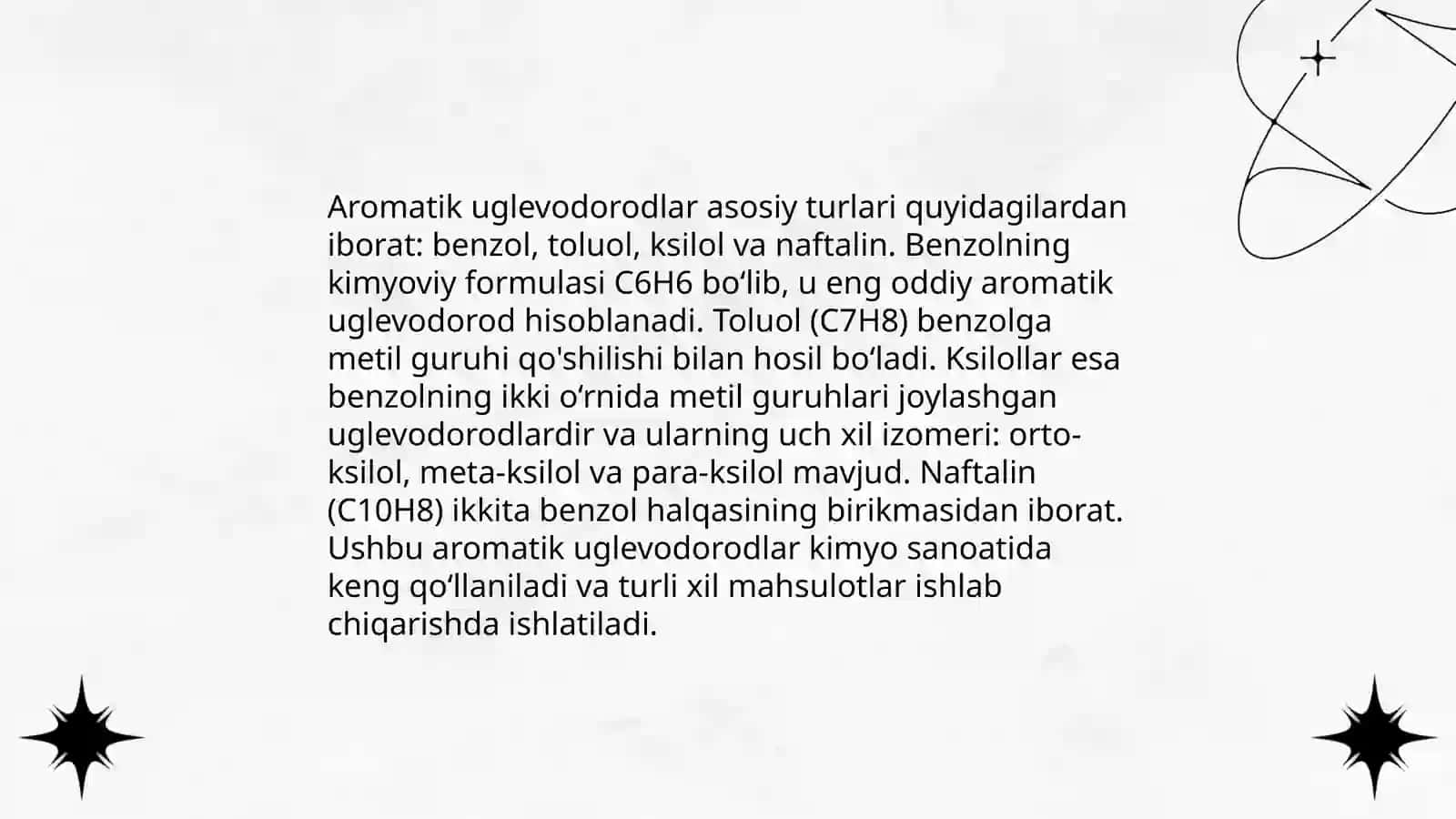 Aromatik uglevodorodlar asosida olingan dori preparatlari 3