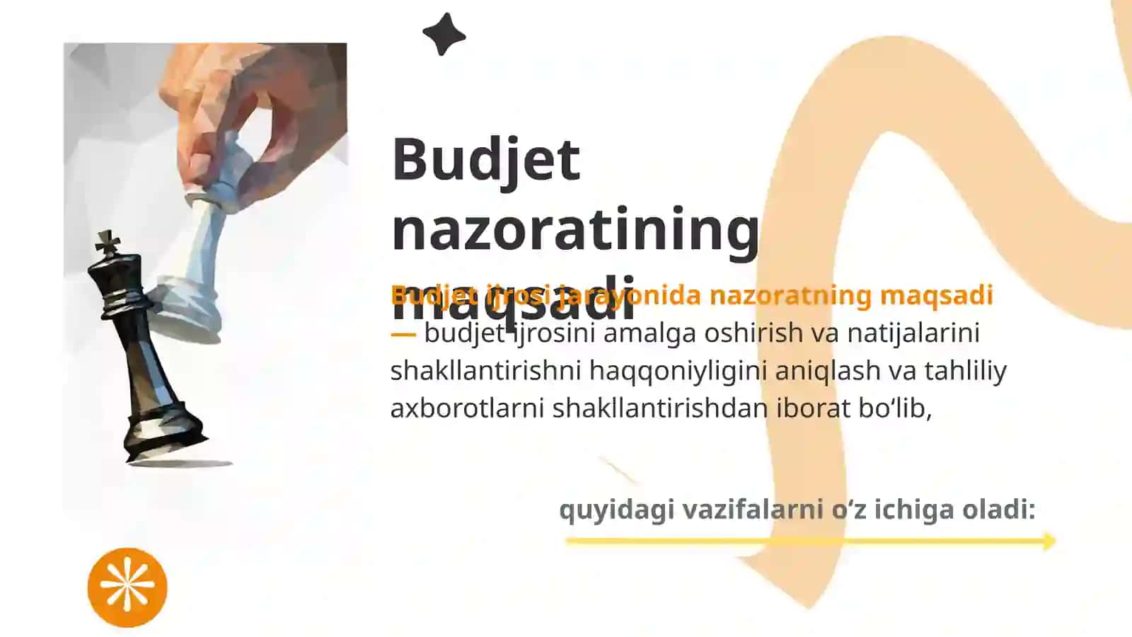 Budjet nazoratini tashkil qilishning maqsadi va vazifalari 3