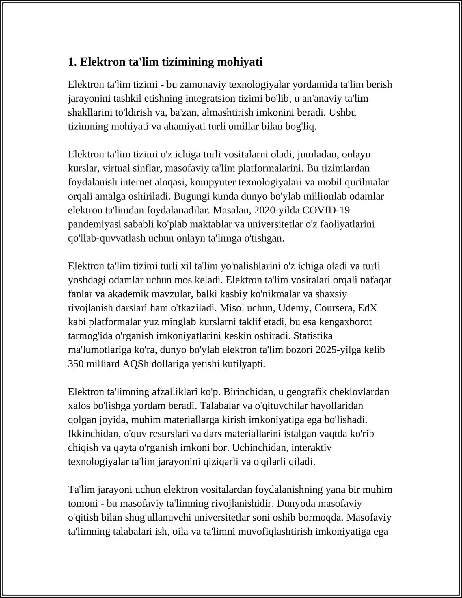Elektron ta'lim tizimi va uning ahamiyati 3