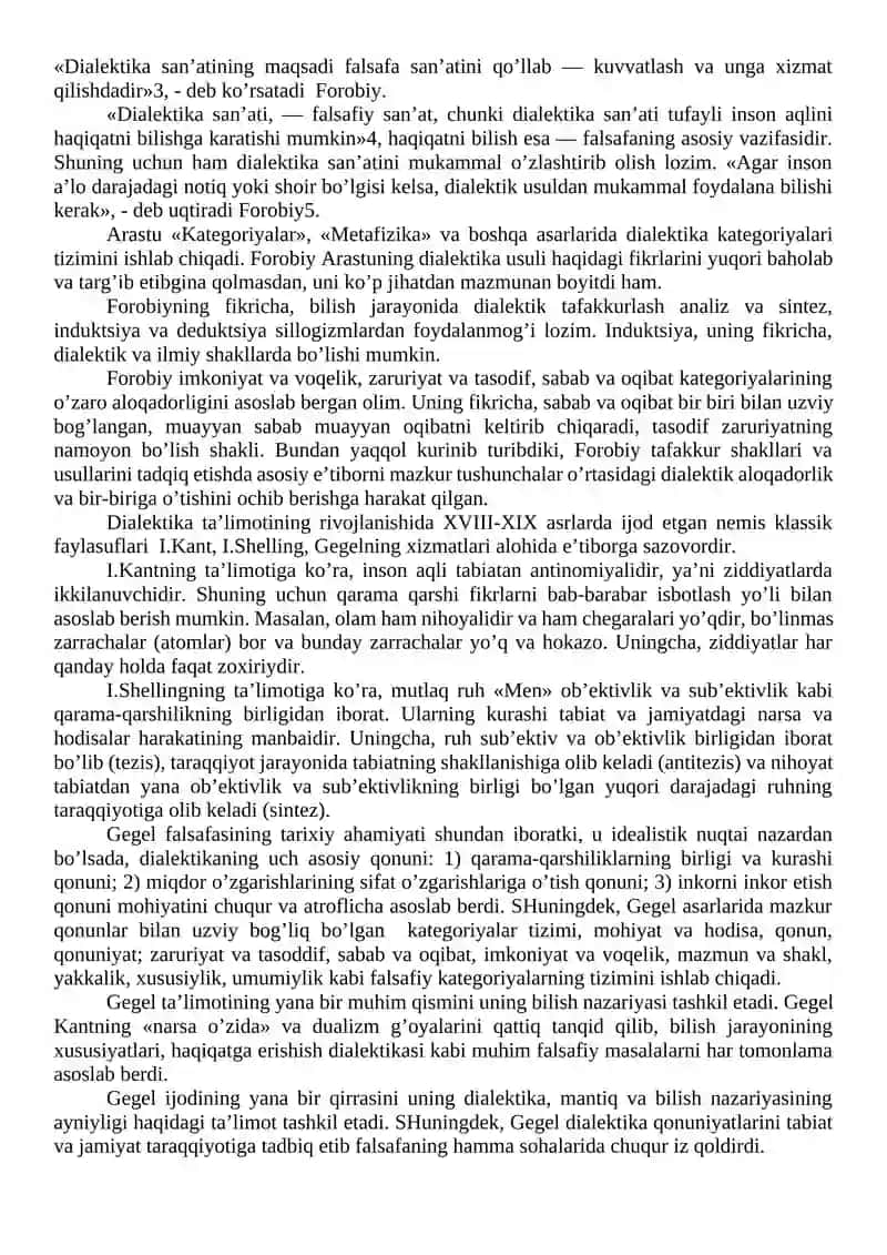Falsafaning metod, qonun va kategoriyalari 3