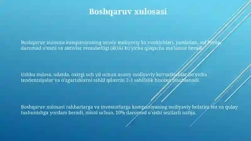 Moliyaviy xisobot 3