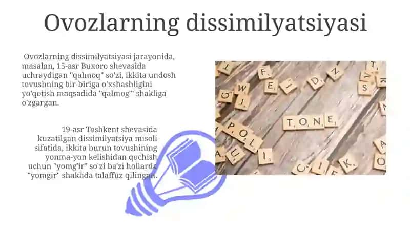 Fonetik oʻzgarishlar 3
