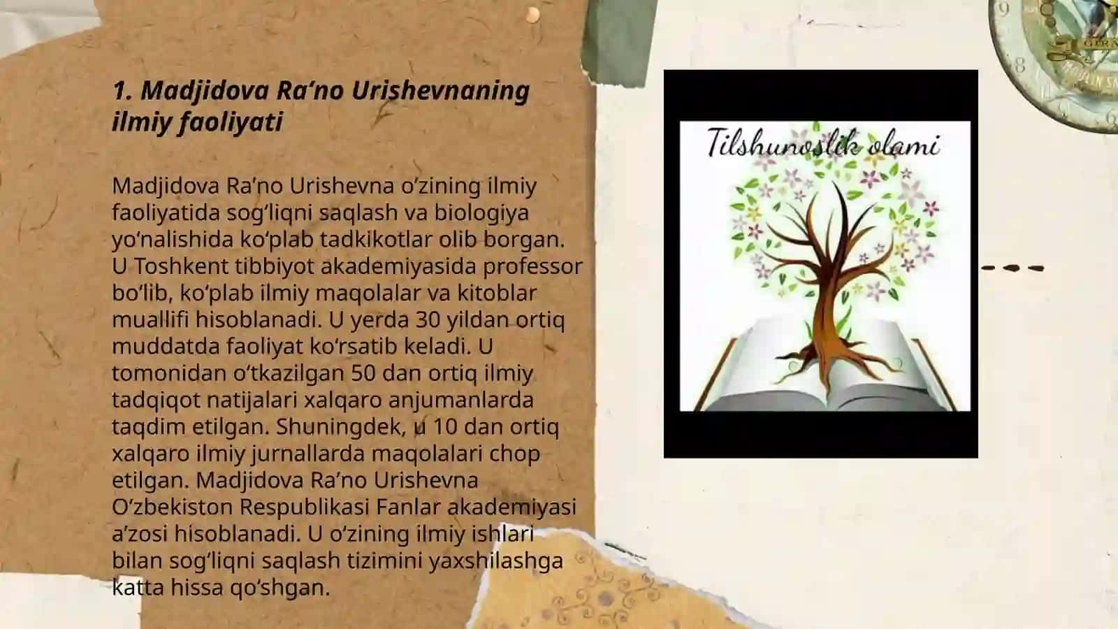 Madjidova Raʼno Urishevna ilmiy izlanishlari 3