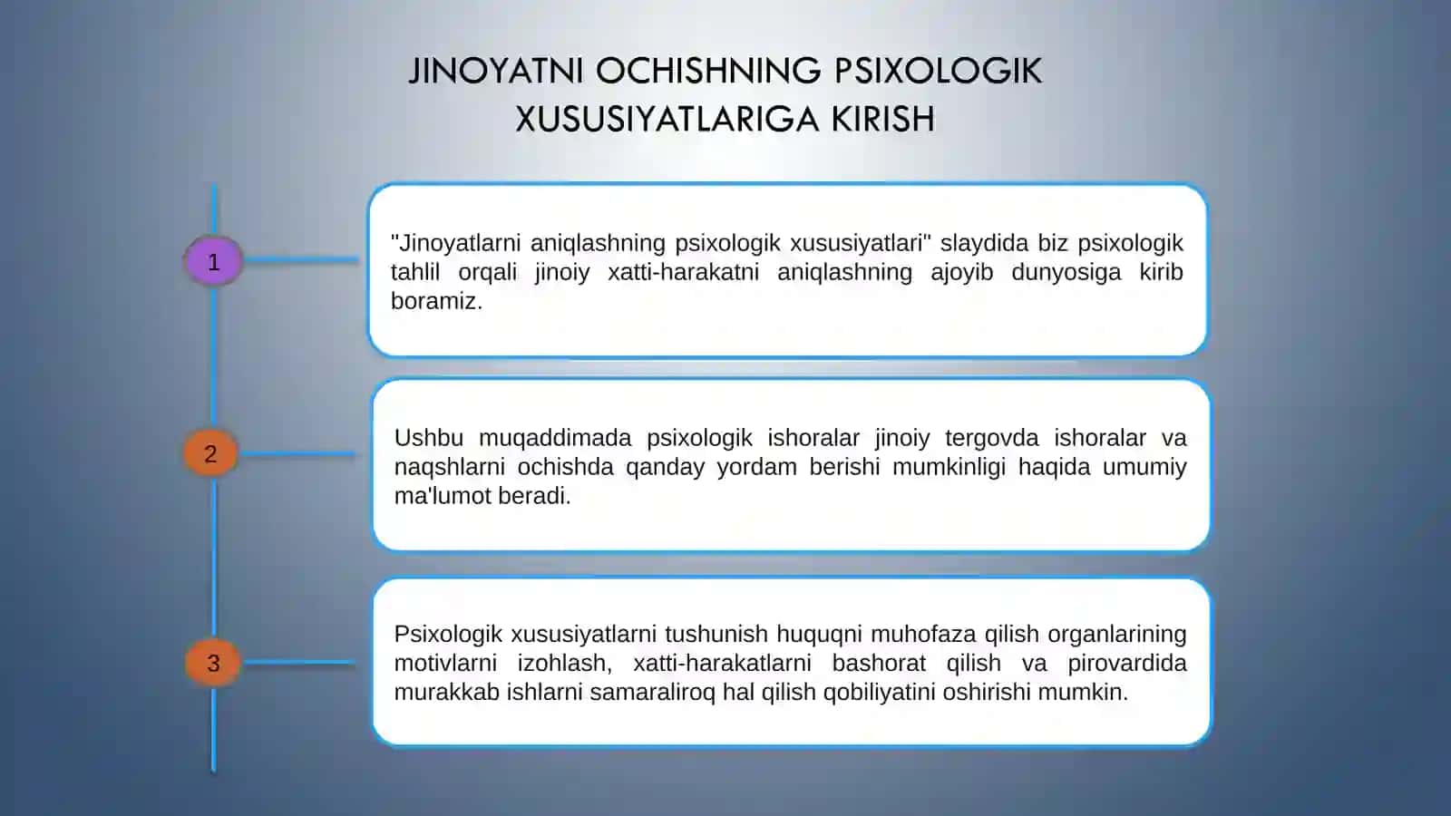 Jinoyatni aniqlashning psixologik xususiyatlari 3