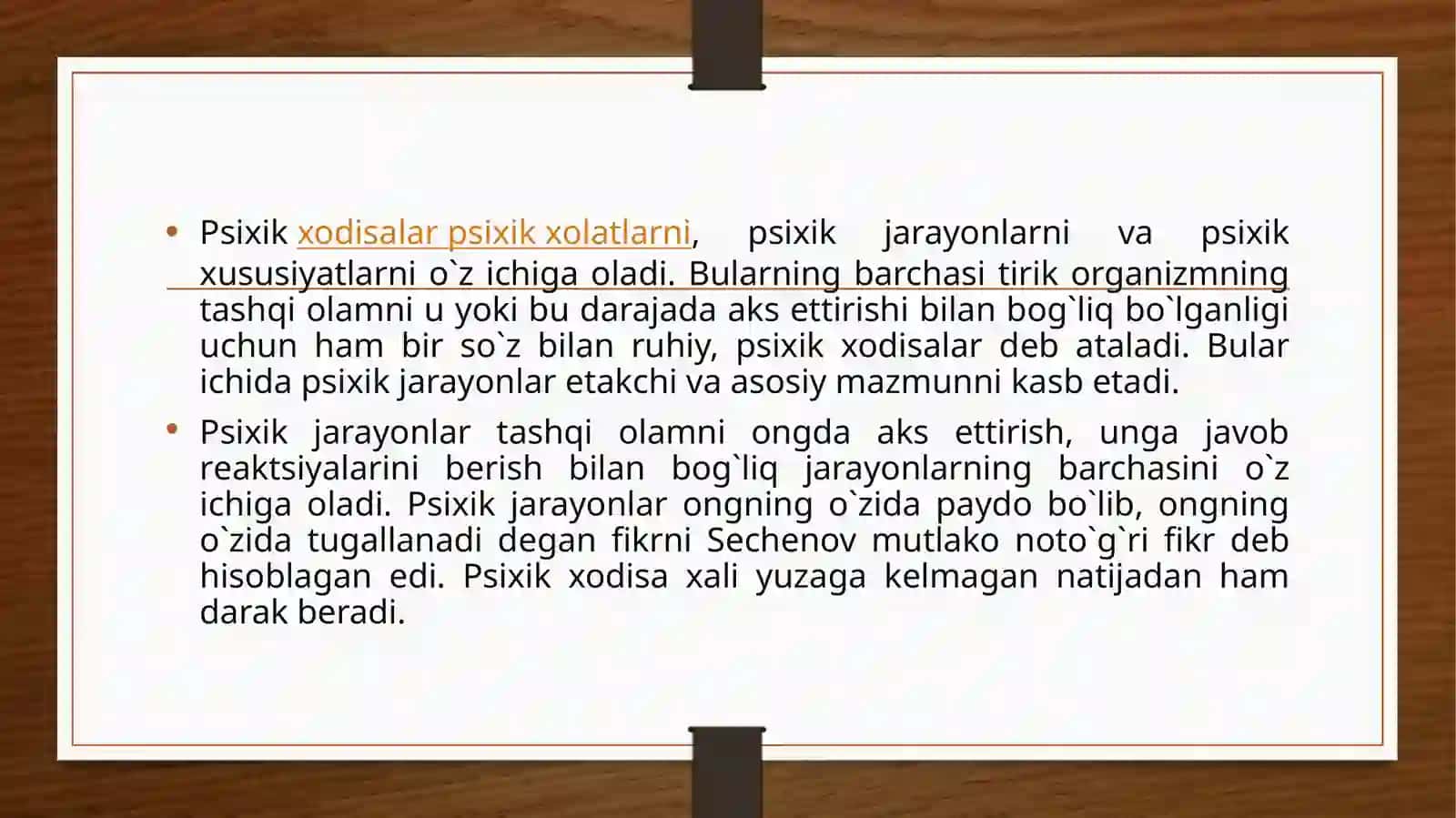 Inson psixologiyasi xarakteristikasini aniqlash 3