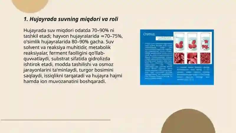 Hujayraning kimyoviy tarkibi 3