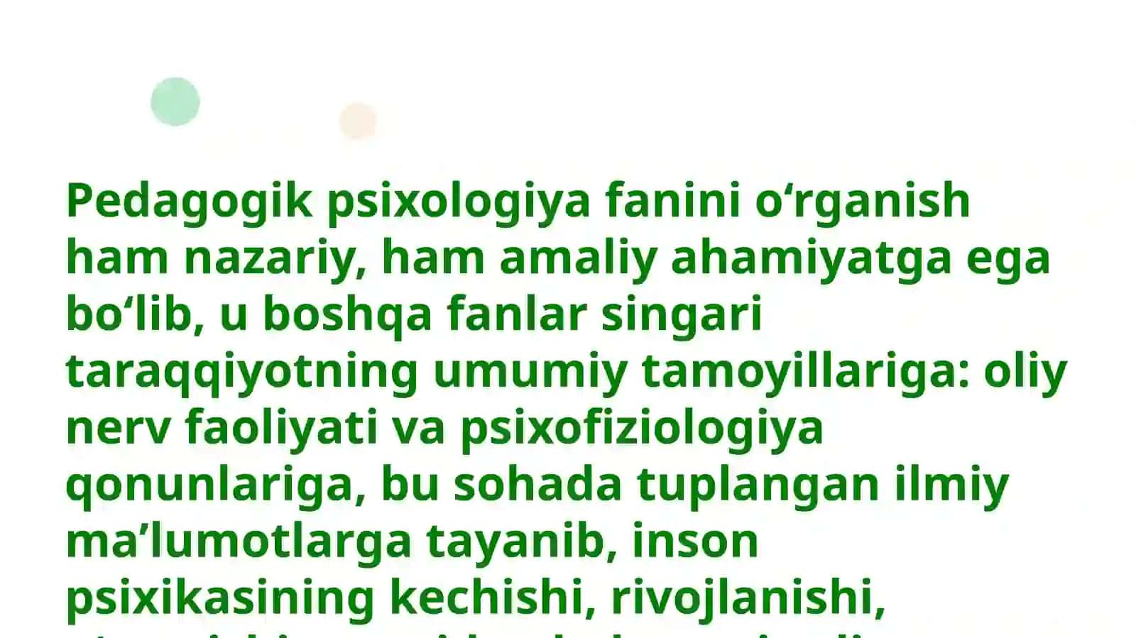 Pedagogik psixalogiyaning yuzaga kelish tarixi 3