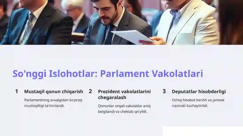 Oliy Majlis faoliyati va islohotlar 3