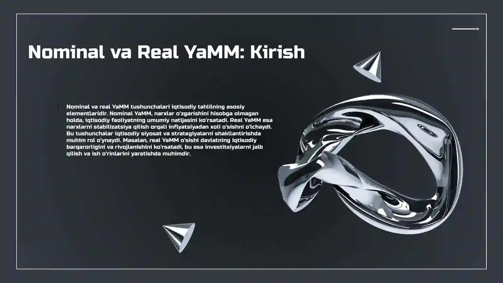 Nominal va Real YaMM Tushunchalari 3