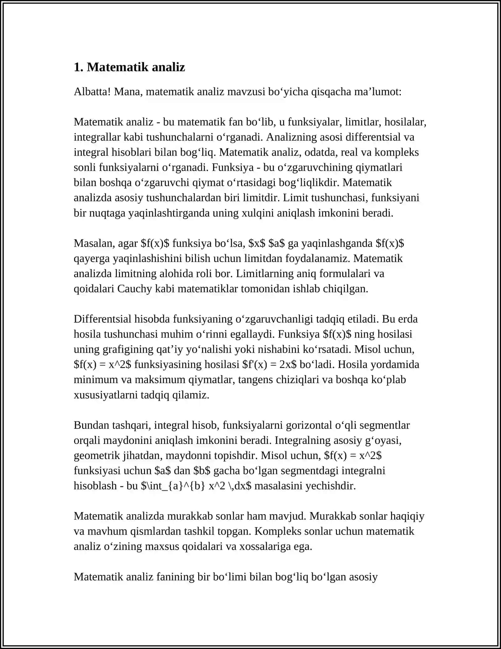 MATEMATIK, FIZIK, PRUJINALI MAYATNIK 3