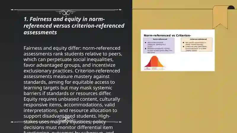Ethical Considerations of Norm-Referenced and Criterion-Referenced Assessments 3