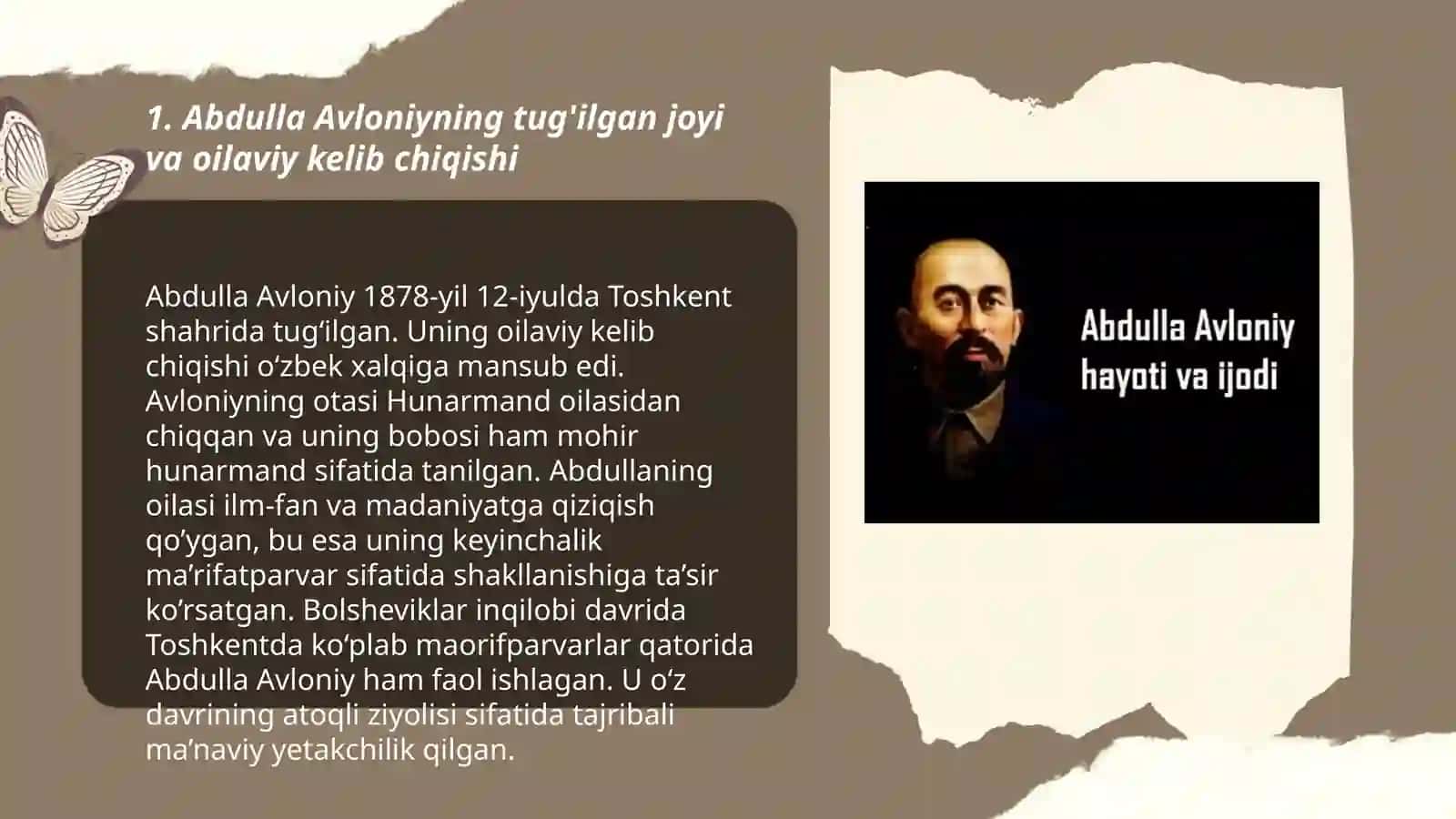 Abdulla Avloniy hayoti va ijod yo'li 3