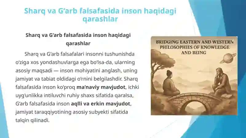 Sharq va G‘arb falsafasida inson masalasining qiyosiy tahlili 3