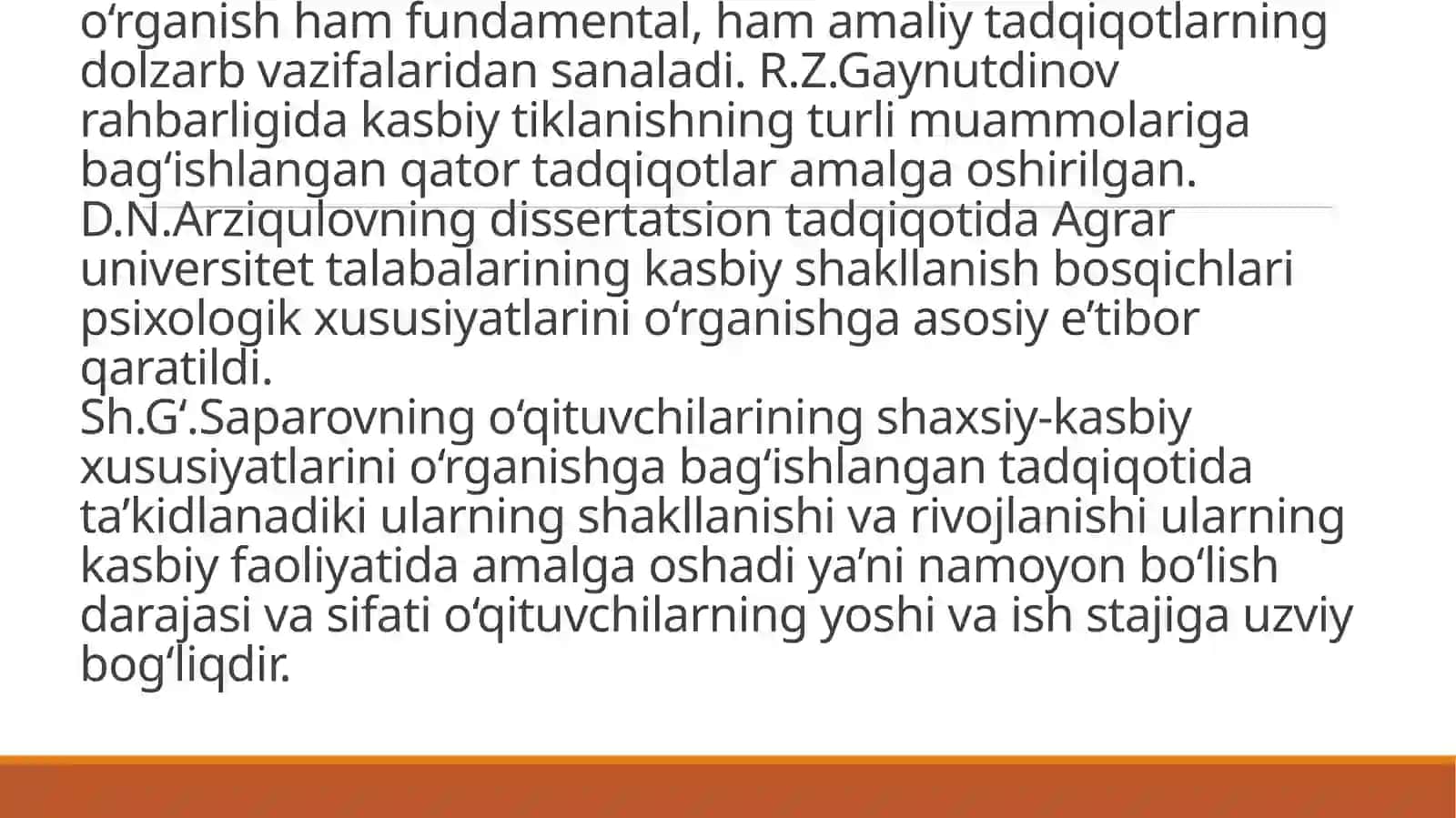 Kasblarning murakkablikomillarini tahlil qilish 3