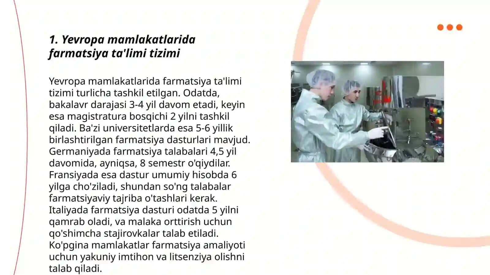 Yevropa mamlakatlarida farmatsiyani rivojlanishi 3