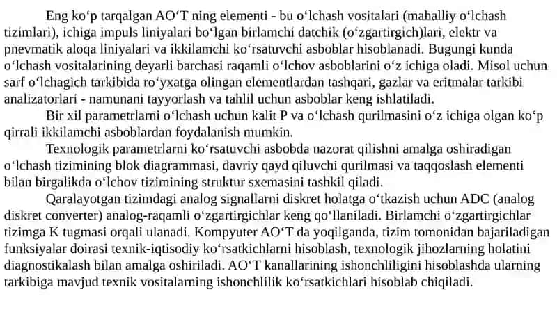 AVTOMATLASHTIRILGAN BOSHQARUV SISTEMALARI 3