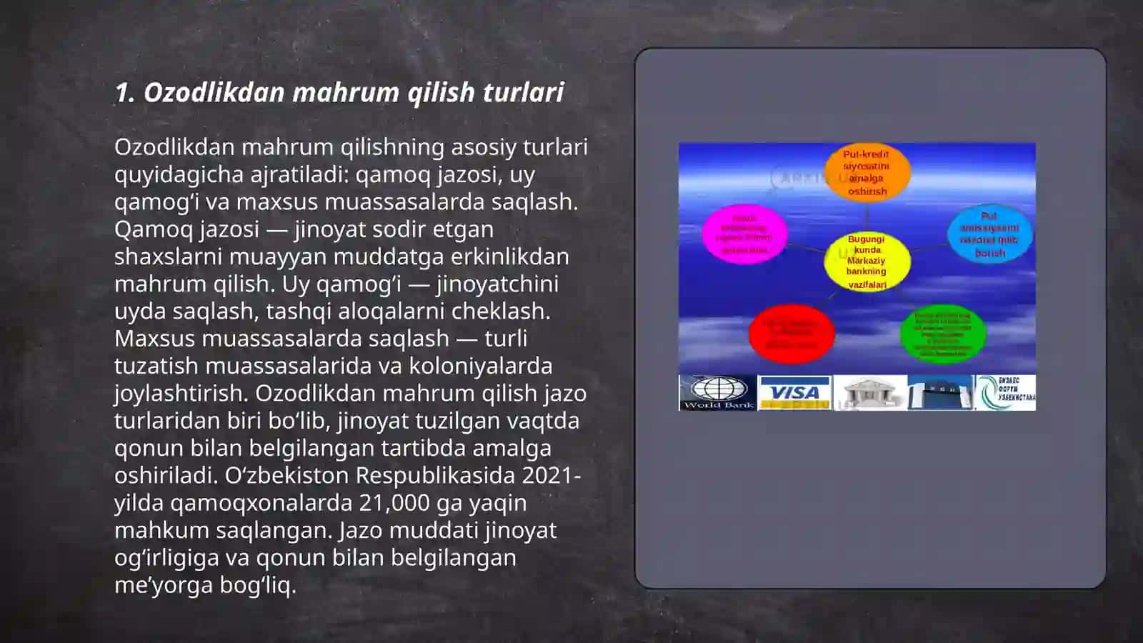 Ozodlikdan mahrum qilish jazosi va uning muddatlari 3