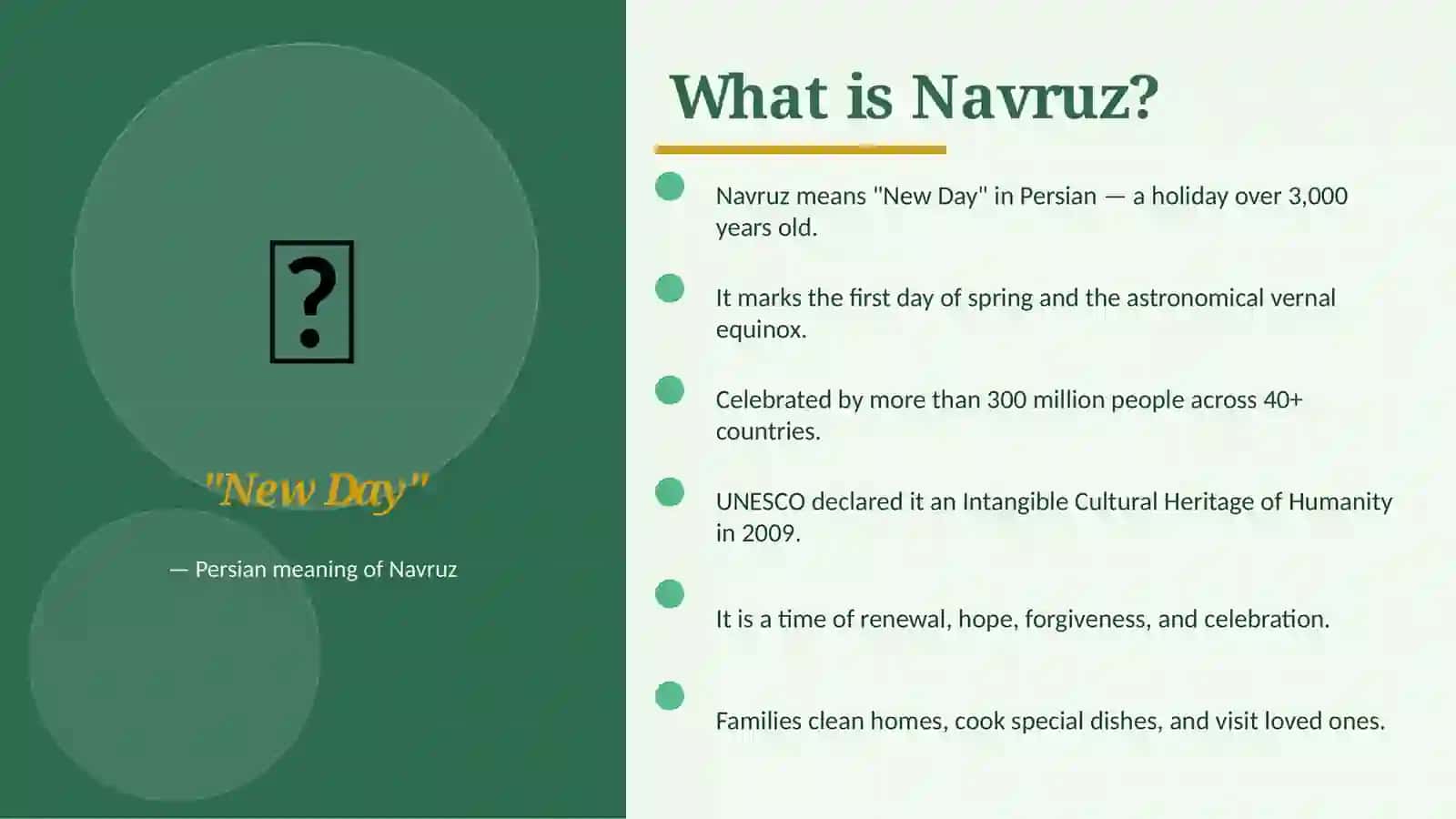 My favourite holiday is Navroʻz 3