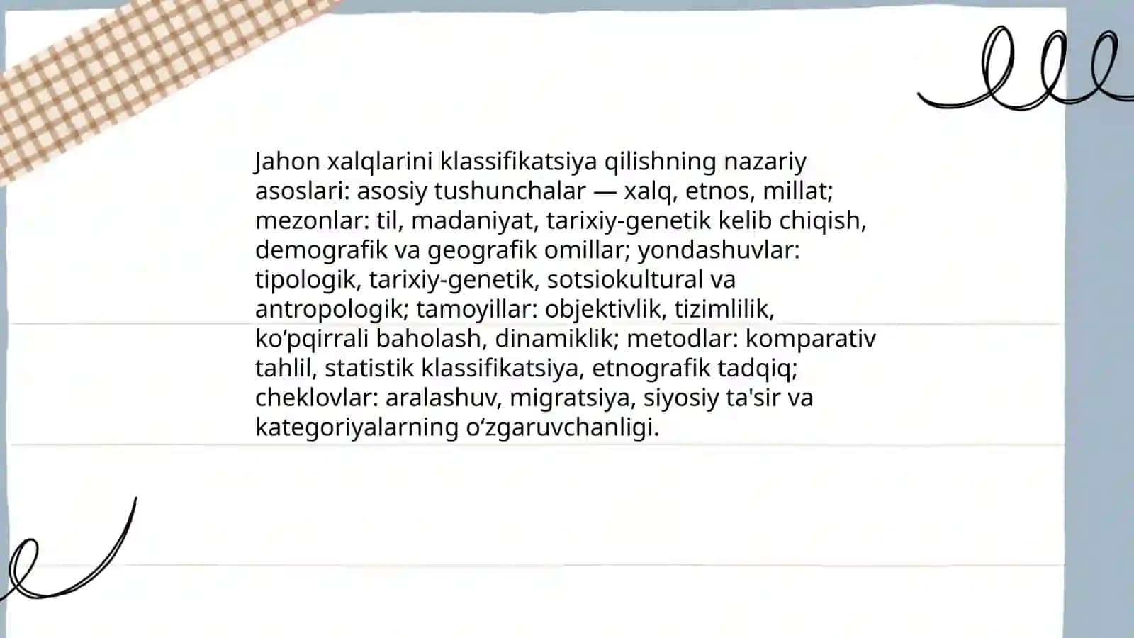 Jahon xalqlarining klassifikatsiya tamoyillari 3