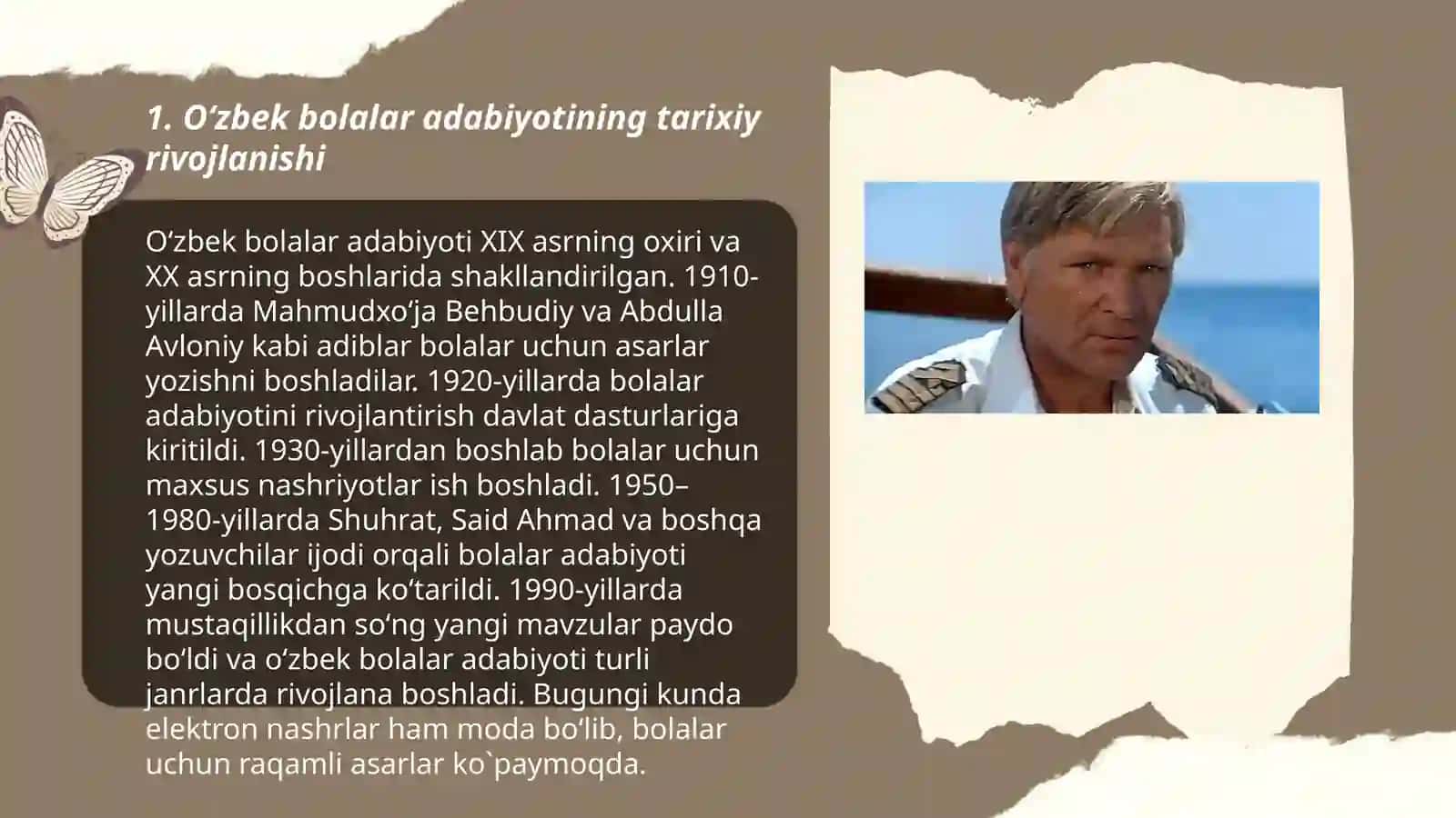Oʻzbek bolalar adabiyotining tarixiy rivojlanishi 3