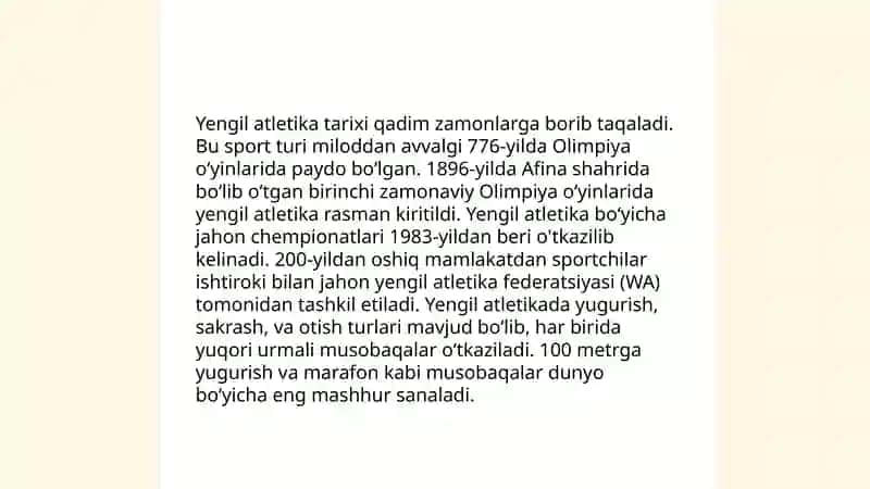 Yengil atletika va uning turlari 3